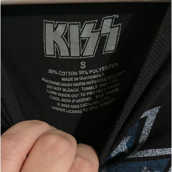 KISS 2020 Rock Shirt Color Black. Size: Small - Picture 3 of 3